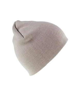 Show details for Pull-On Softfeel Acryllic Hat Pull-On Softfeel Acryllic Hat in beige