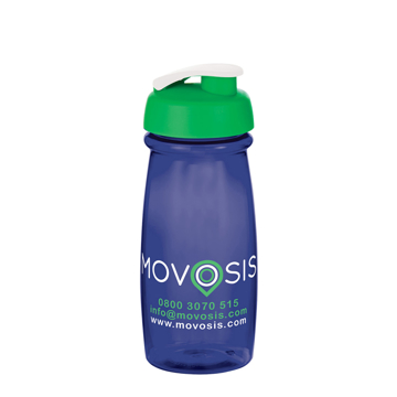 Small sports bottle with flip lid