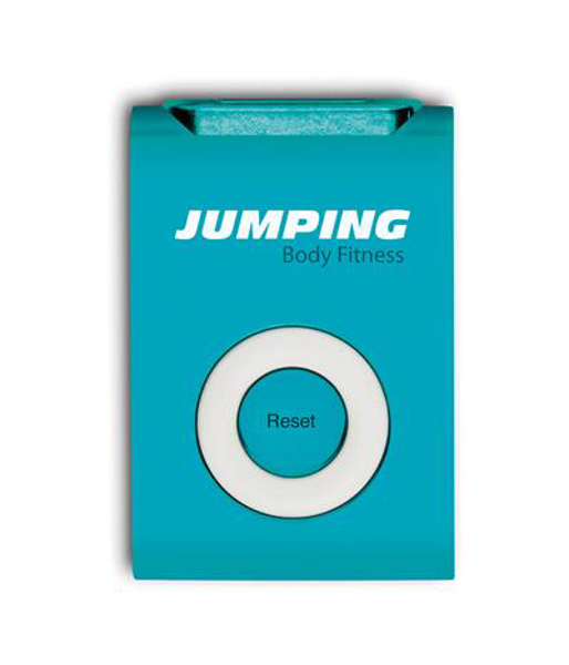 blue runners pedometer with 2 colour branding