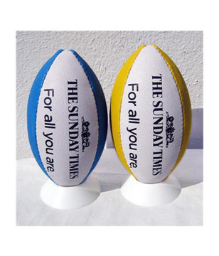 Size 0 Mini Rubber Rugby Ball