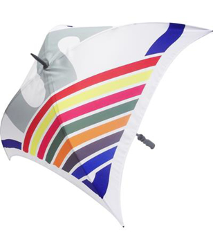 Spectrum Quadbrella in white with full colour print