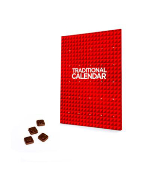 Traditional Advent Calendars in red