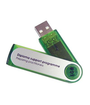 Show details for Twister Drive 2 Twister Drive in green and silver with 1 colour print