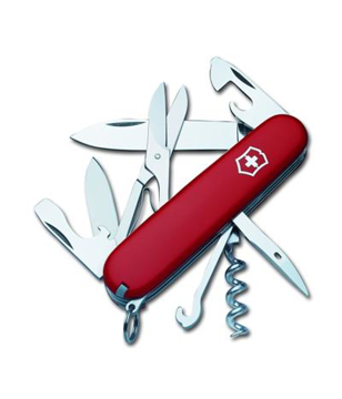 Victorinox Climber Pocket Knife Accessories fully opened.