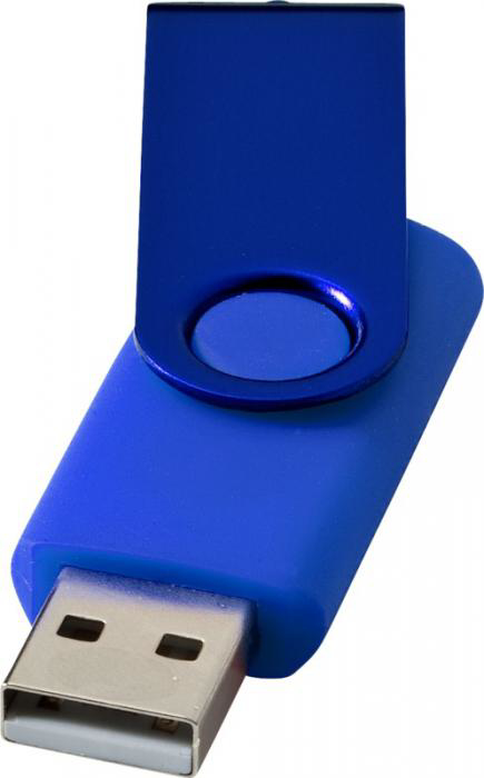 twister usb metallic blue