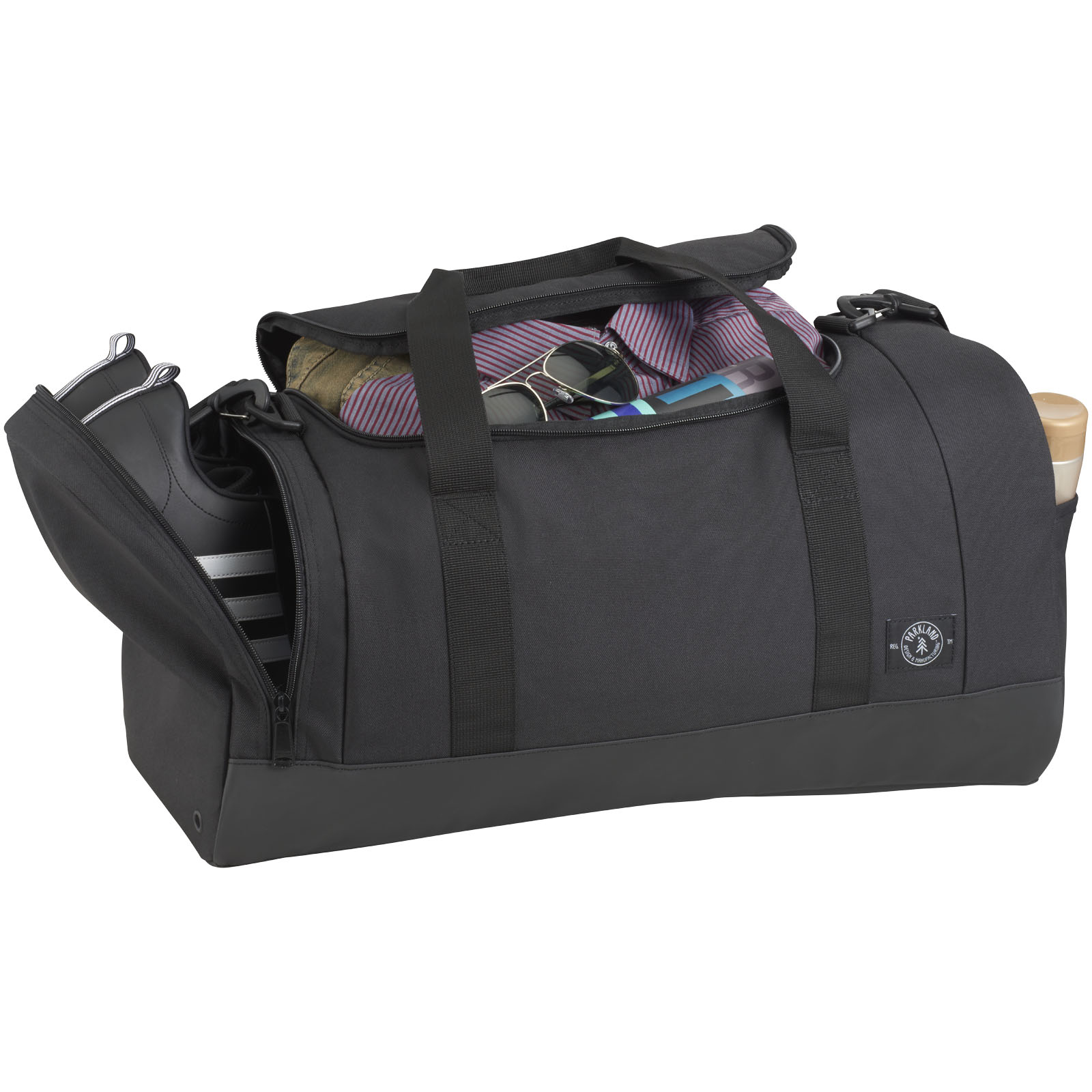 plain bag with contents