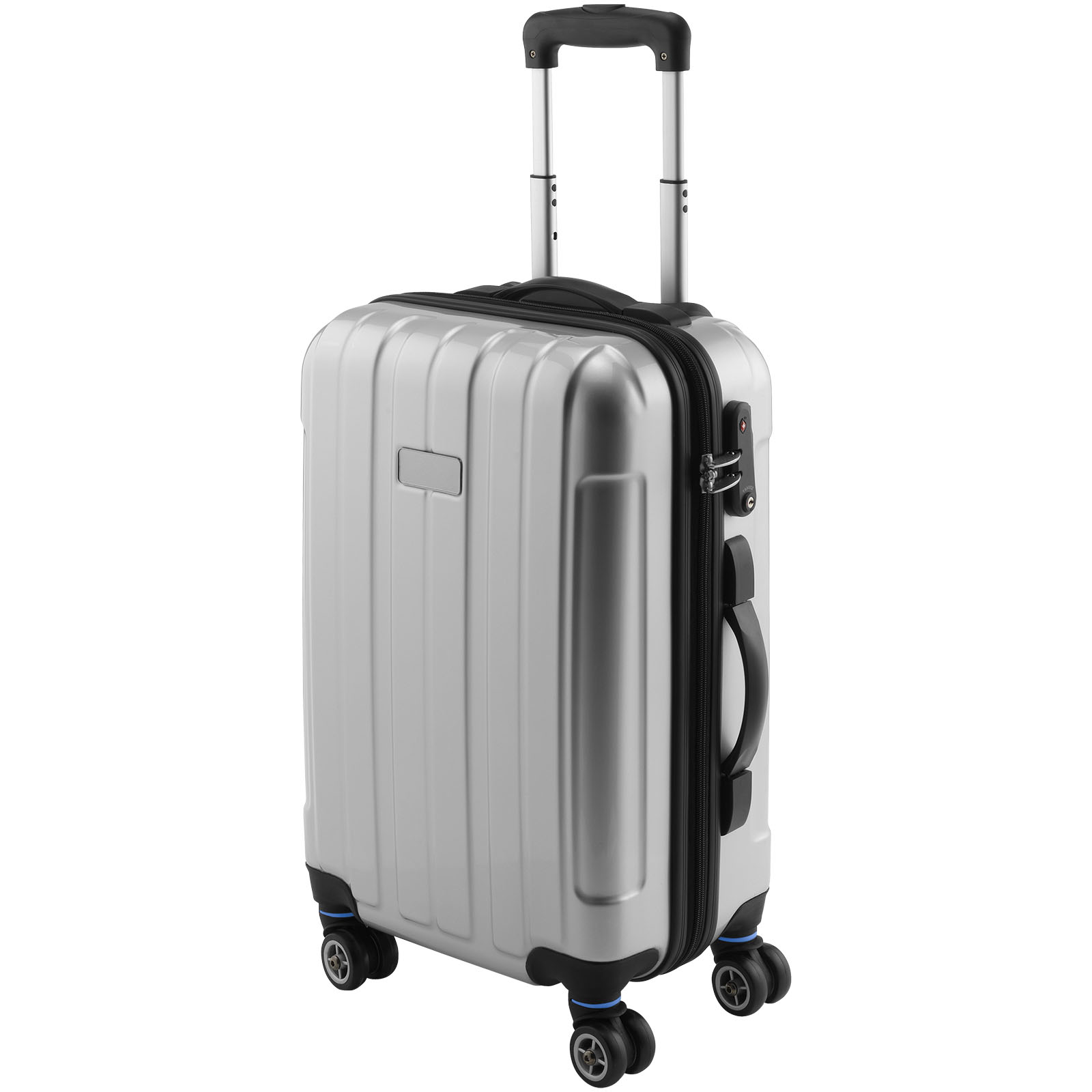 trolley bag silver
