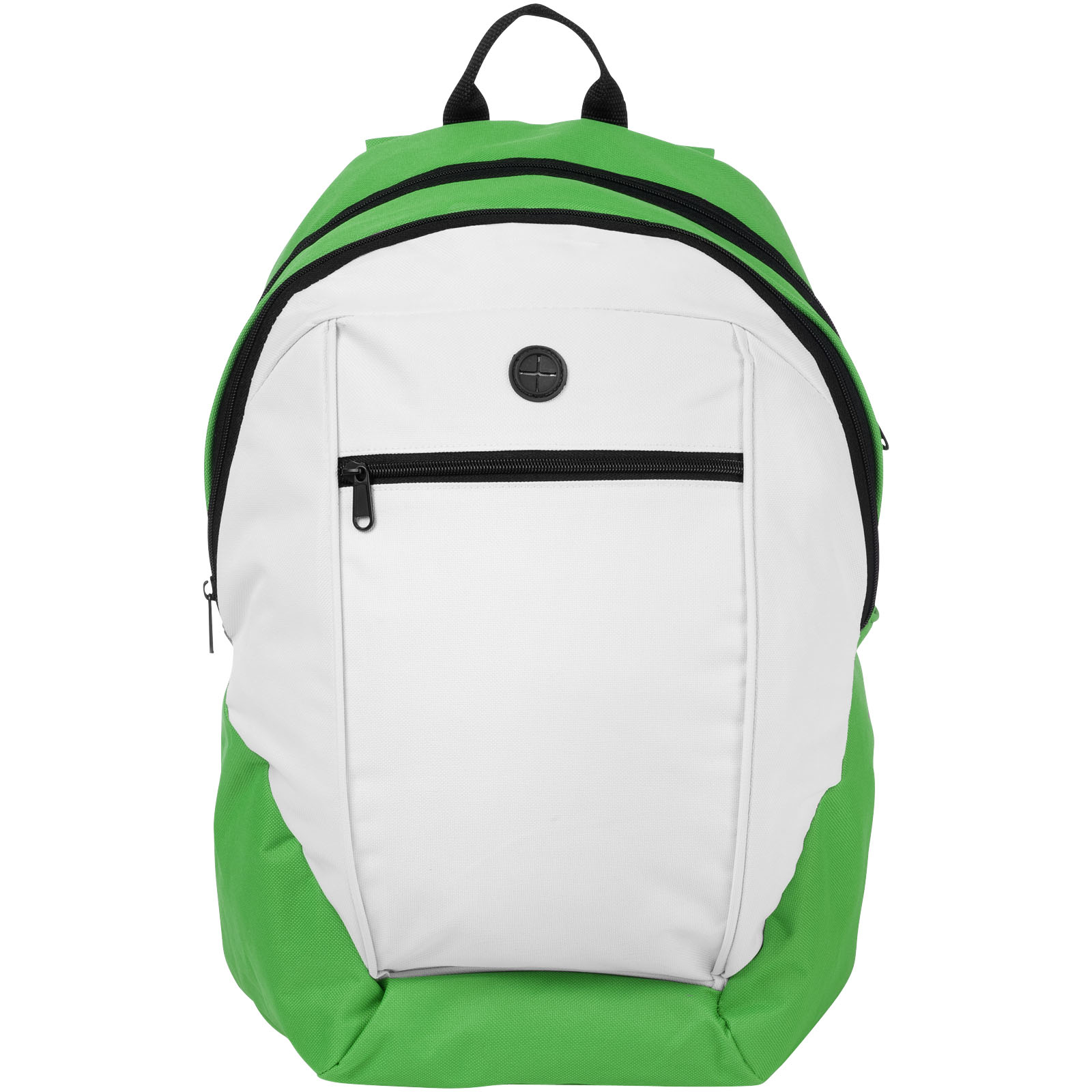 backpack green white
