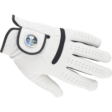 Golf Glove in white with full colour print marker