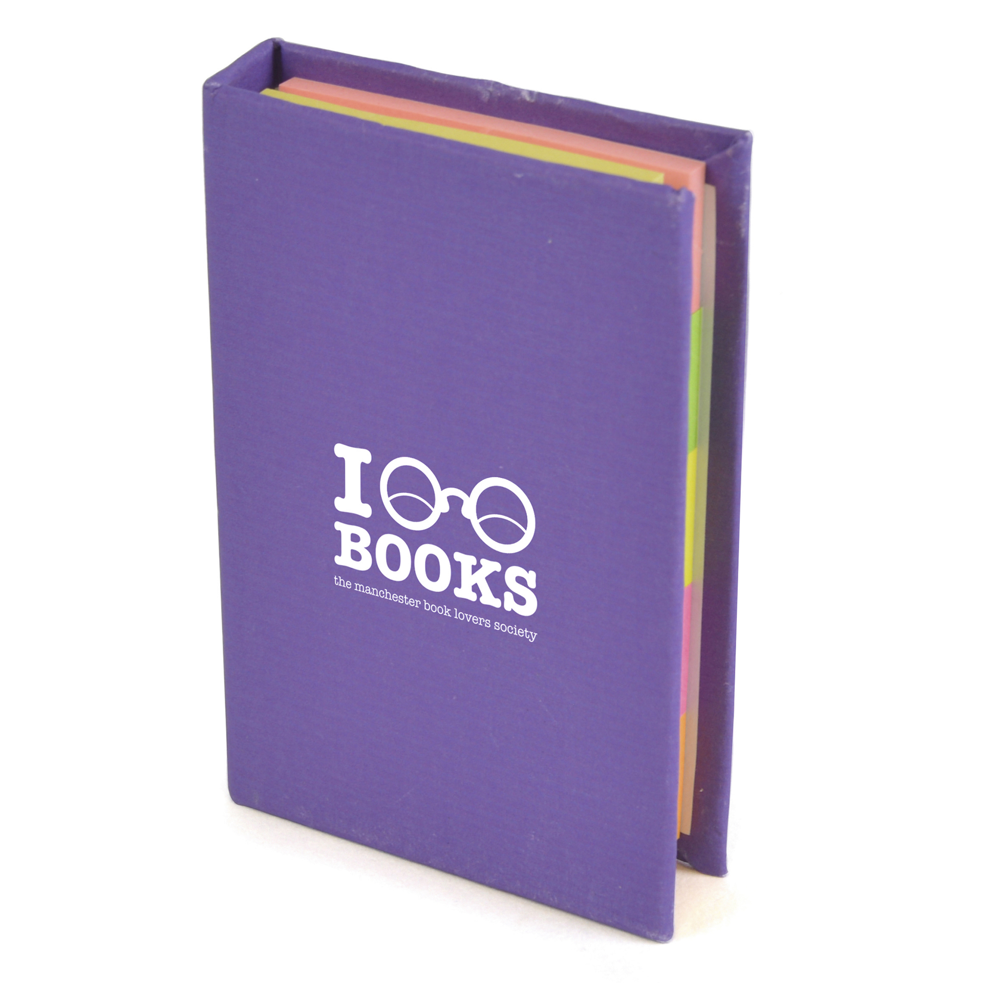 hard back flag book purple