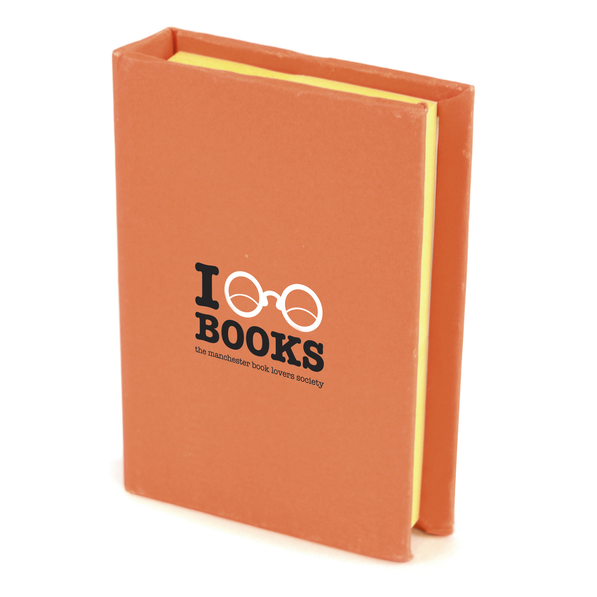 hard back flag book orange