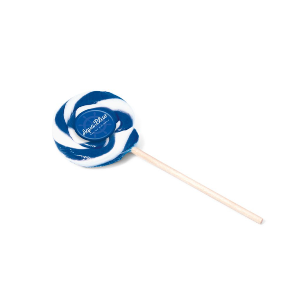 fruit swirly lolly - blueberry