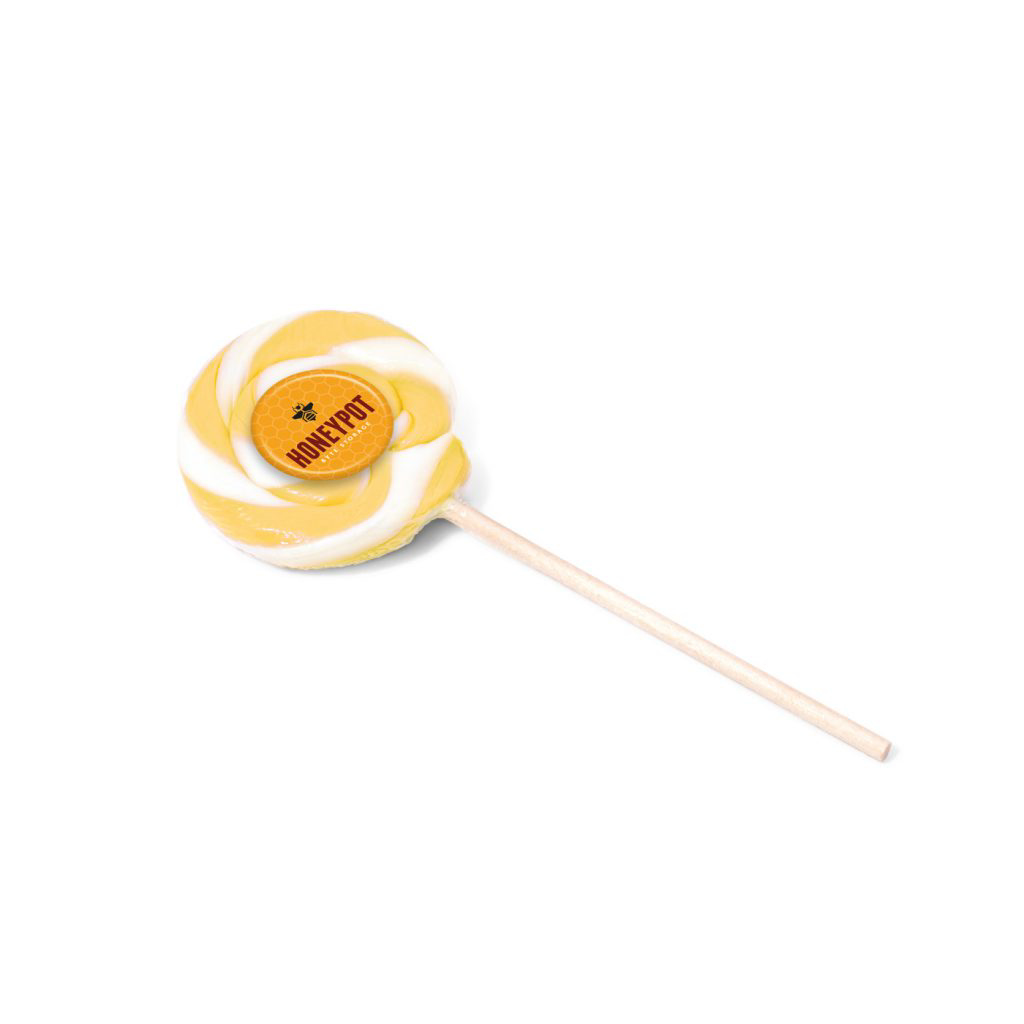 fruit swirly lolly - lemon meringue