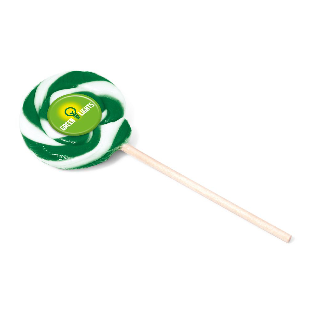 fruit swirly lolly - apple