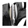Felton 16" Laptop Backpack in black showing laptop inside