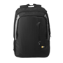 Reso 17" Laptop Backpack in black with grey panels front view