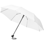 21" foldable auto open umbrella in white