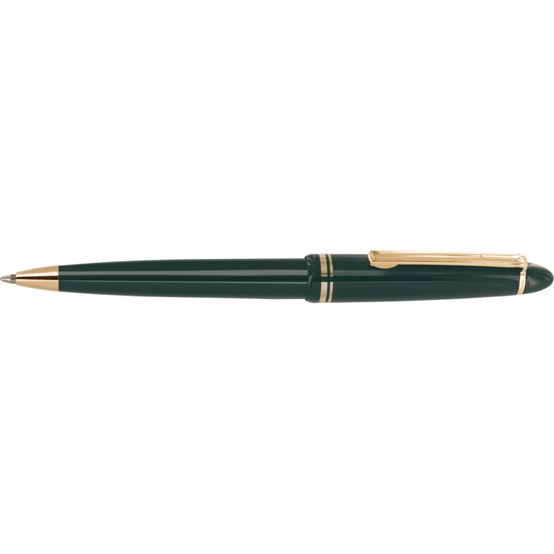 Alpine Gold Ball Pen in green with gold trim