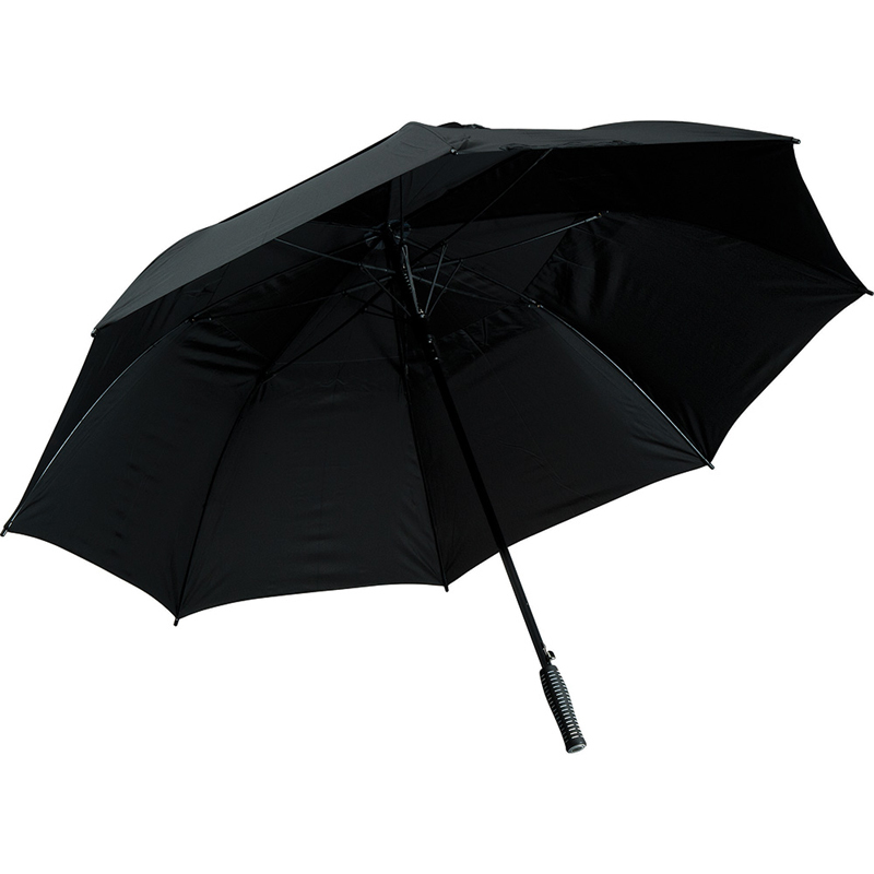 Automatic Vented Golf Umbrella in black