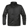 Axis Softshell Jacket in black with black full zip and 2 zipped pockets