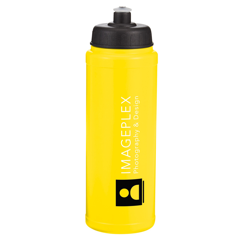 750ml Plastic Sports Bottle - Yellow