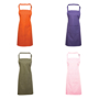 Bib Apron with Pocket with pocket and combined pen slot and ties