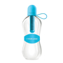 Clear Bobble bottle with blue filter, lid and printing panel grip