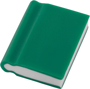 Book Eraser in green and white