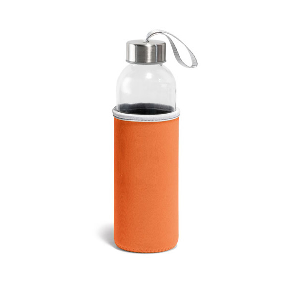Clear Bottle With Softshell Pouch Orange
