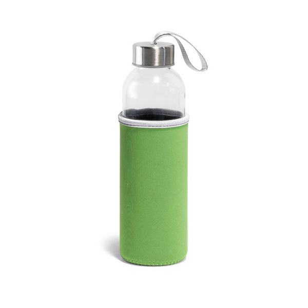 Clear Bottle With Softshell Pouch Green