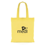 Budget Colour Shopper in yellow with 1 colour print logo