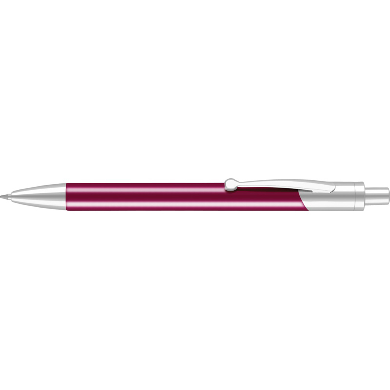 push action plastic pen in pink