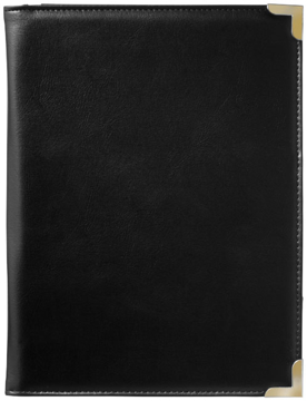black a4 cambridge folder