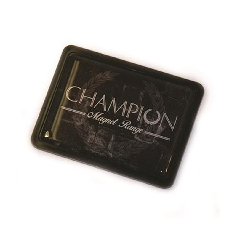 black champion rectangular magnet