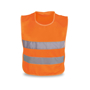 fluorescent orange small reflective vest