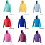 College Hoodie with double fabric hood, kangaroo pouch and drawstrings