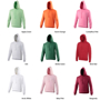 College Hoodie with double fabric hood, kangaroo pouch and drawstrings
