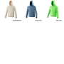 College Hoodie with double fabric hood, kangaroo pouch and drawstrings