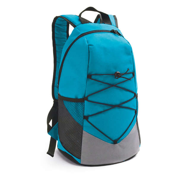 Turim Colourful backpack in blue and grey with black details