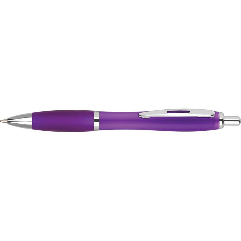 purple plastic pen