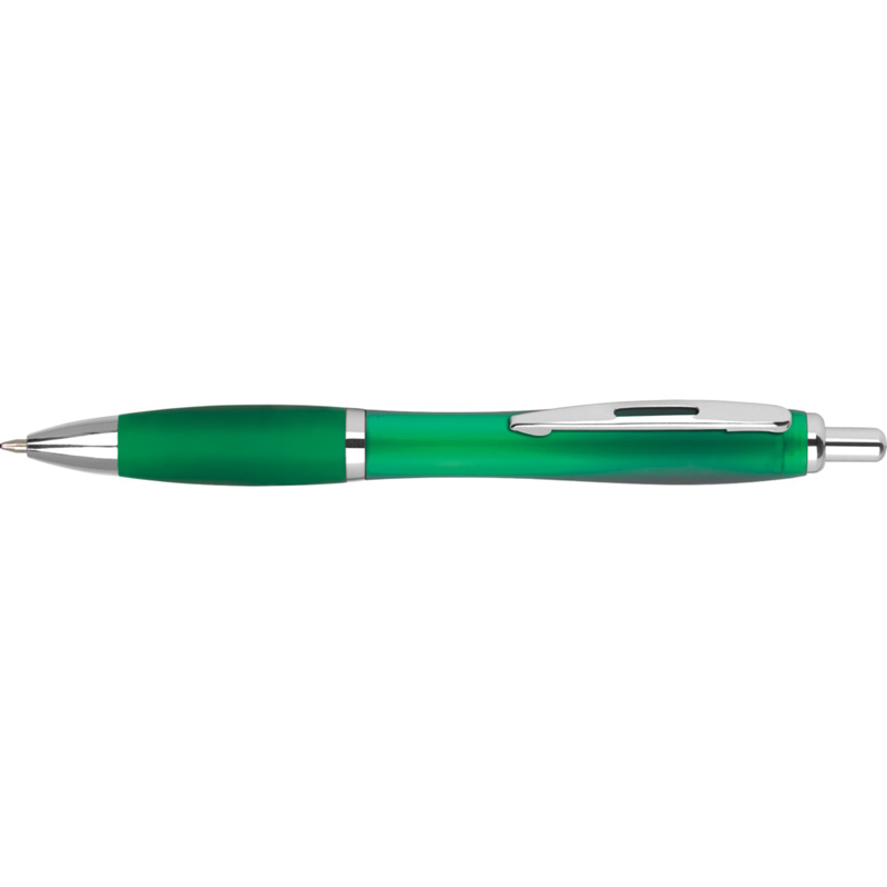 Plastic pen in green
