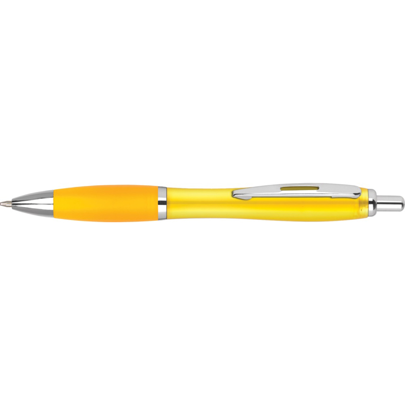 Popular style plastic ballpen in yellow