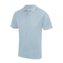 Cool Polo in light grey with matching coloured buttons