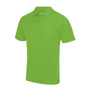 Cool Polo in green with matching coloured buttons