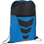 Courtside Drawstring Backpack in blue and black