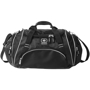 Crunch Duffel Bag in black with white details front on view