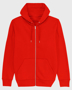 Cultivator Iconic Zip-Thru Hoodie in red