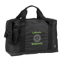 Day 17" Duffel Bag in black with 2 colour print logo