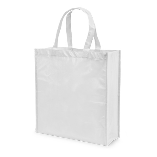 white laminated bag