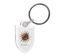 Domed Acrylic Keyring in full colour print